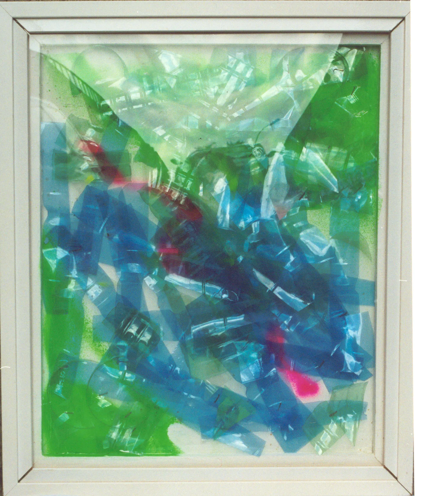 Energia Luministica - 50x30 Plastica Acrilico su cartone telato