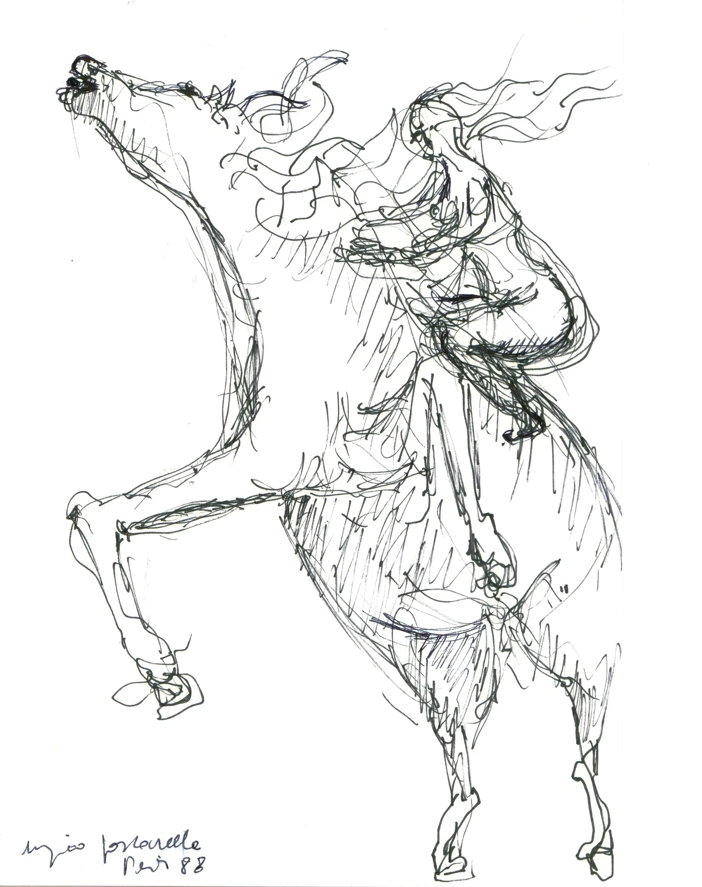 Donna sul Cavallo