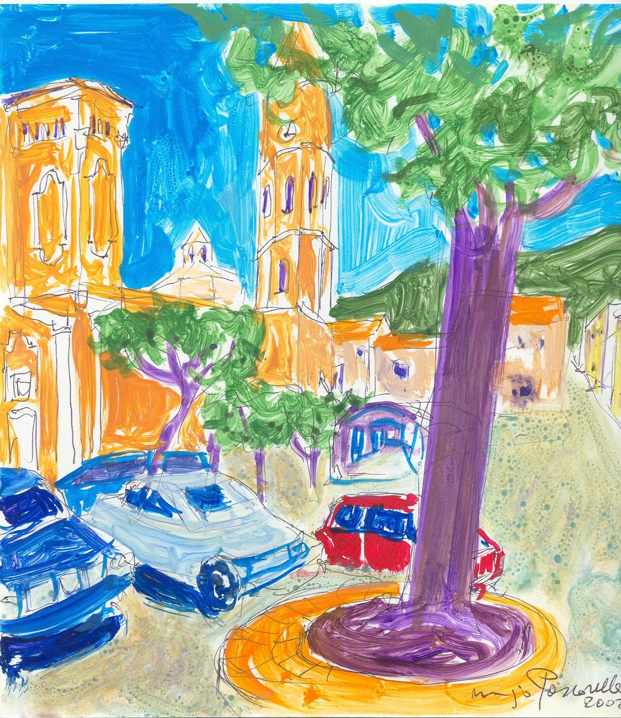 Piazza Immacolata a Sapri