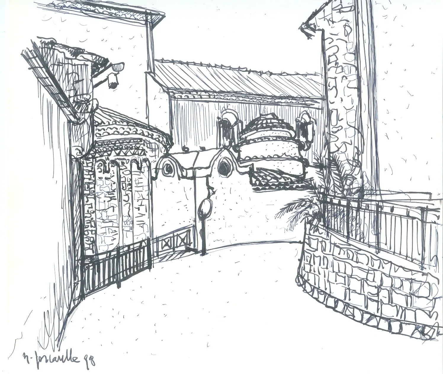 Cattedrale di Policastro Vista Latero-Posteriore