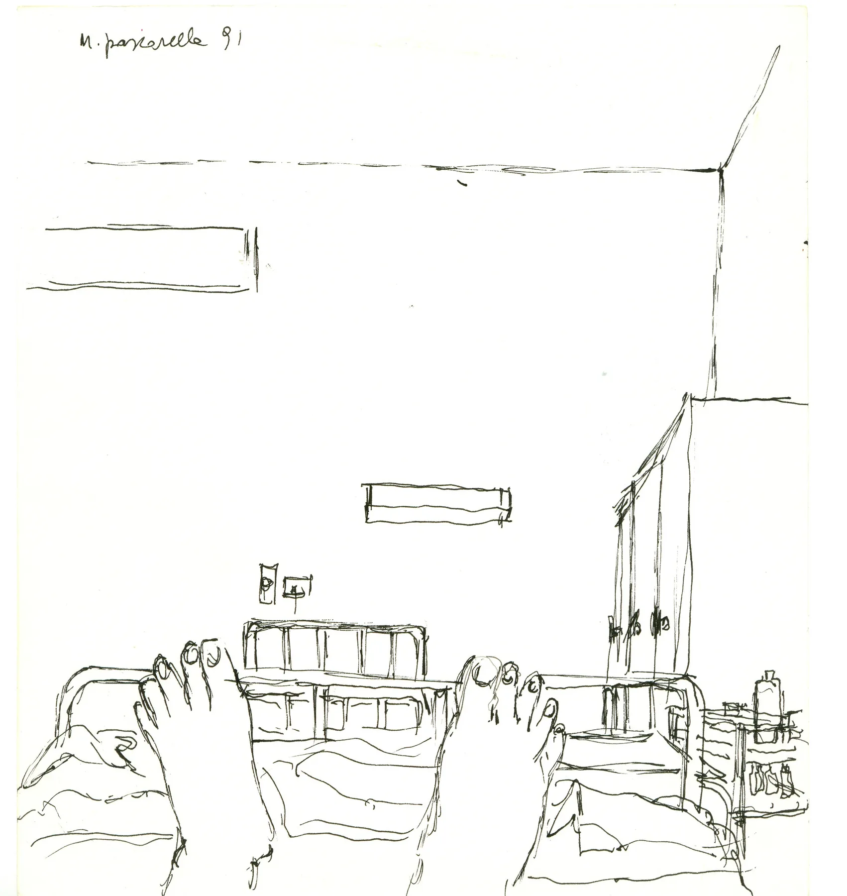Piedi di Nunzio in ospedale