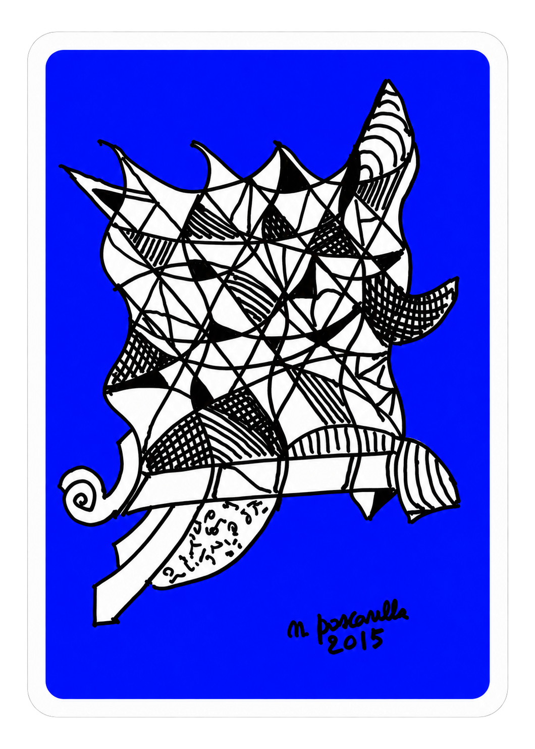Dorso di carta da gioco NP Cerebrals 005.07
